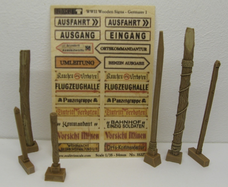 Wooden Signs WWII - Germany Set 1